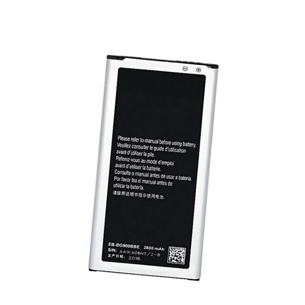 

for Samsung S5 Battery for Galaxy S5 G900 G900S G900I G900F G900H 2800mAh EB-BG900BBE With NFC Replacement Battery