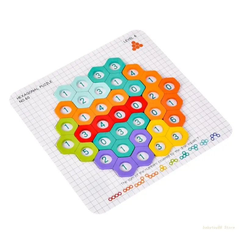 

Игра-головоломка с цифрами Y4UD, игрушка Монтессори, обучающая игрушка для мальчиков и девочек от 3 лет