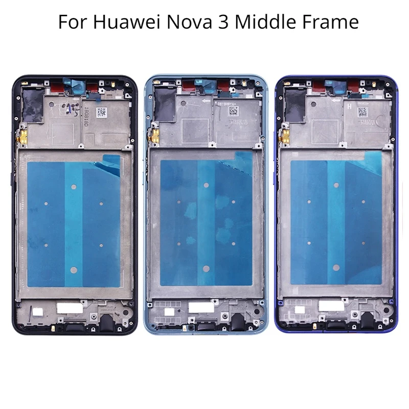 

Nova 3 Middle Frame For Huawei Nova 3 3I 3E Middle Frame Bezel Middle Plate Cover Repair Part For Nova 3/3I/3E Housing Frame