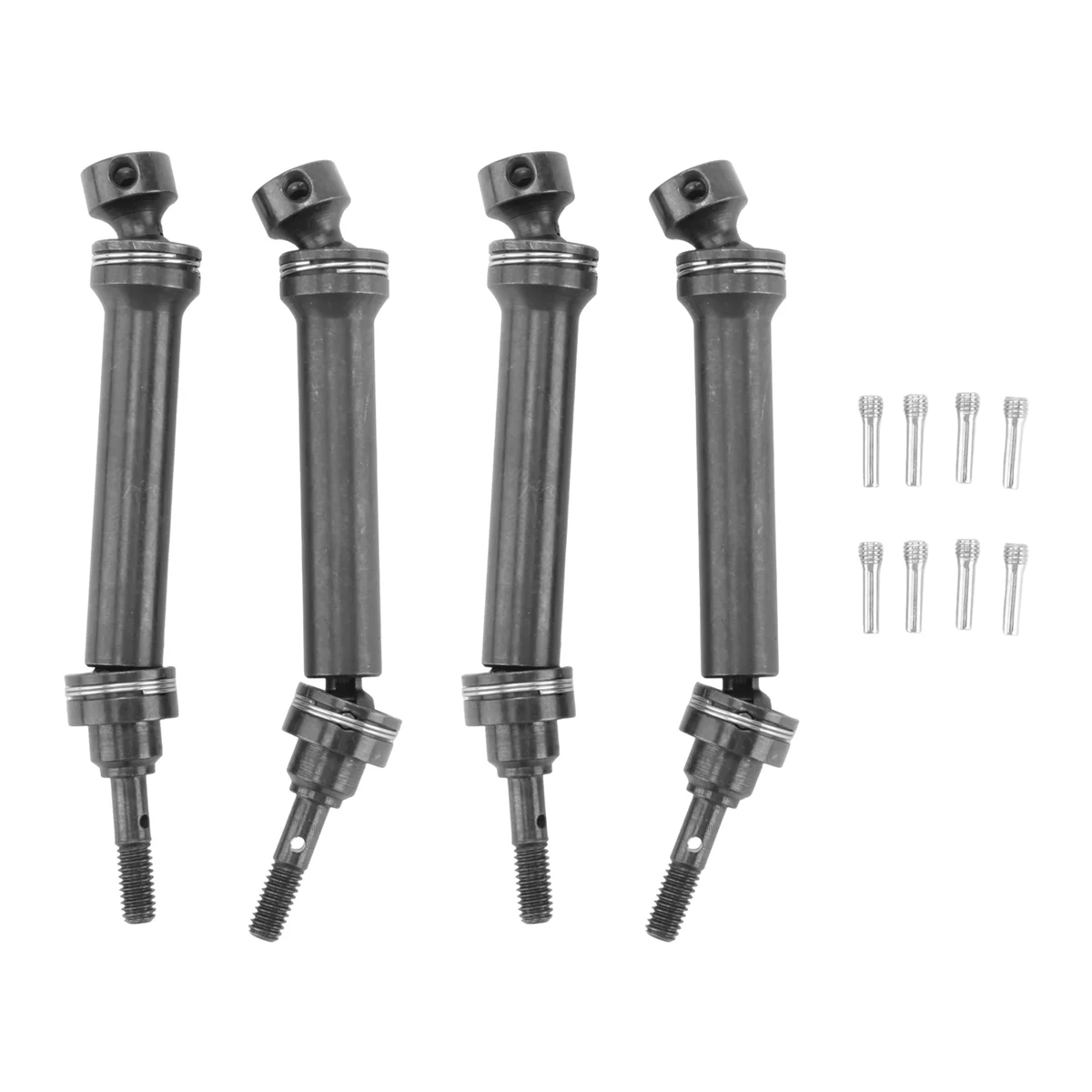 

4 шт. Жесткий стальной передний задний приводной вал 7151 для Traxxas 1/16 Mini E-Revo EREVO SUV SLASH 4WD RC Car