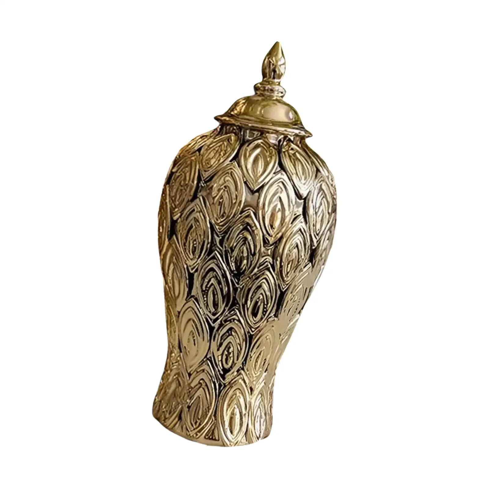 

Porcelain Flower Vases Temple Jar Storage Box for Arrangement Centerpiece