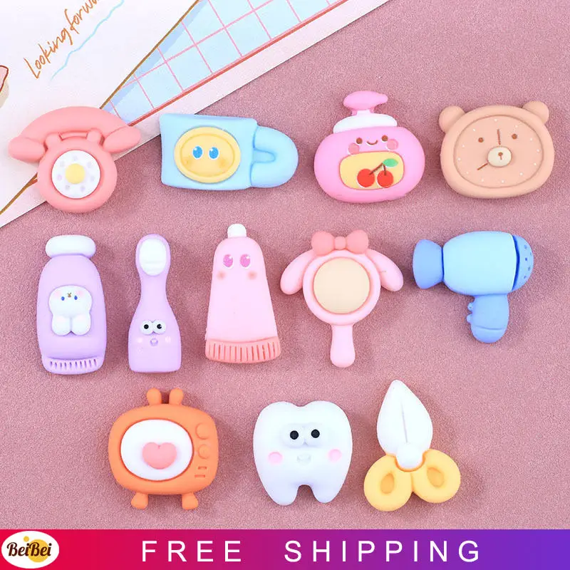 

Кабошон из смолы с плоским основанием, повседневные принадлежности, зубная паста, будильник, часы, ножницы, «сделай сам», скрапбукинг, подел...