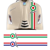 motorcycle front decal case for piaggio vespa lxv gts 150 250 300 super sport reflective sticker