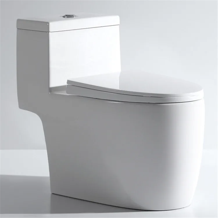 

High quality bathroom accessories S trap ceramic toilet bowl ceramic sanitary ware siphonic one piece toilet hotel wc toilets