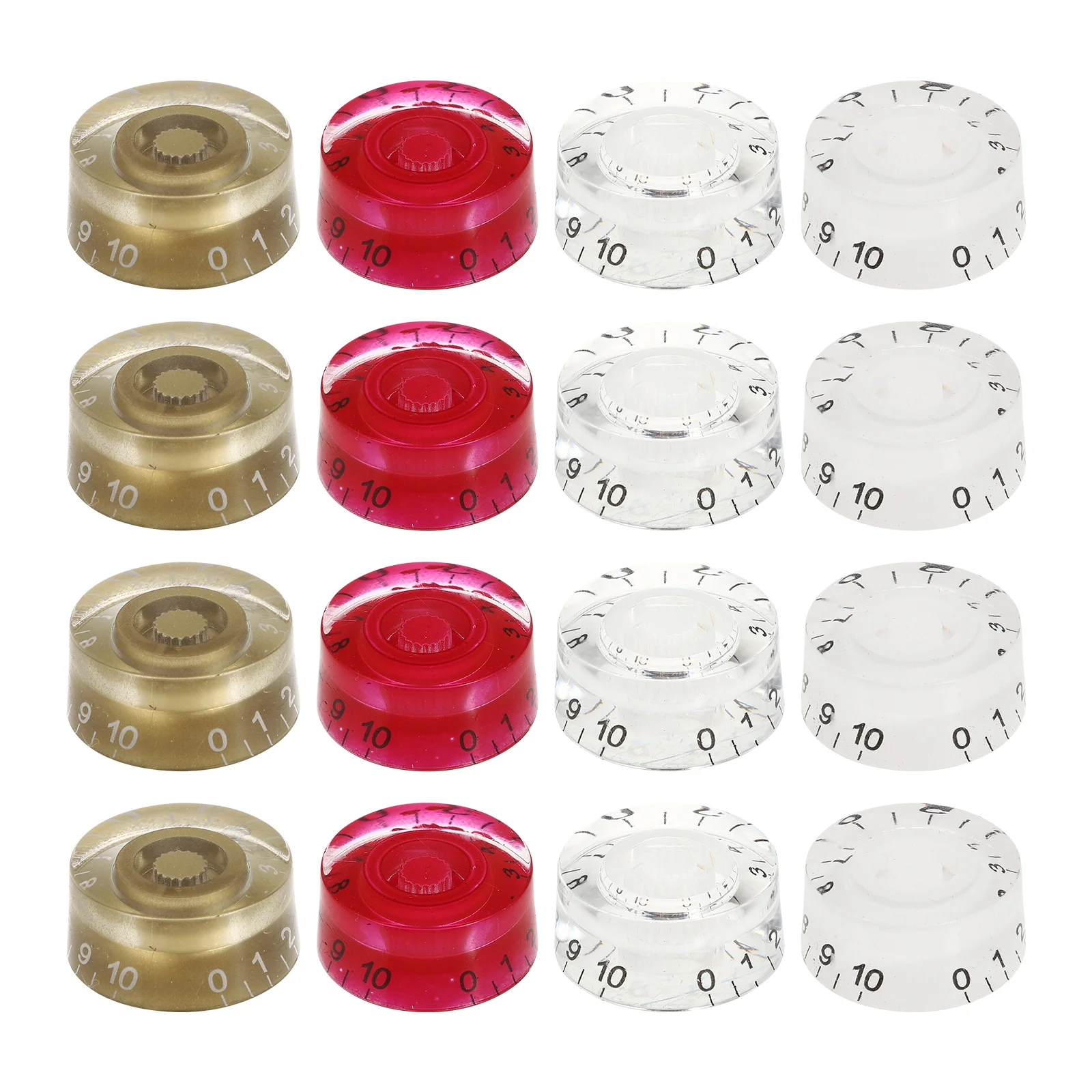 

16Pcs Instrument Accessory Guitar Knob Caps Guitar Instrument Accessory