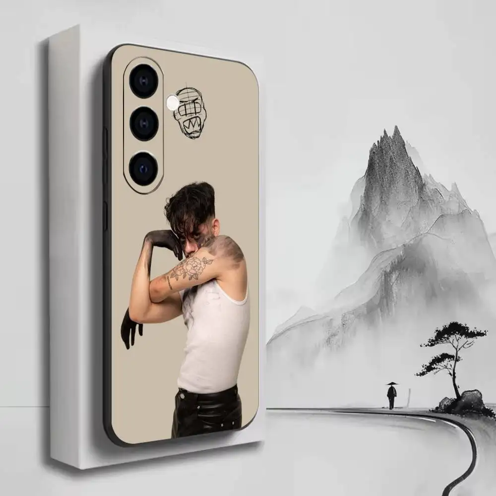 Чехол для телефона Singer N-NSQK Botanica для Samsung A72, A53, A71, A70, A52, A73, A51, силиконовый, черный, мягкий (art.: 3920dc7b36956) - 3920dc7b36956