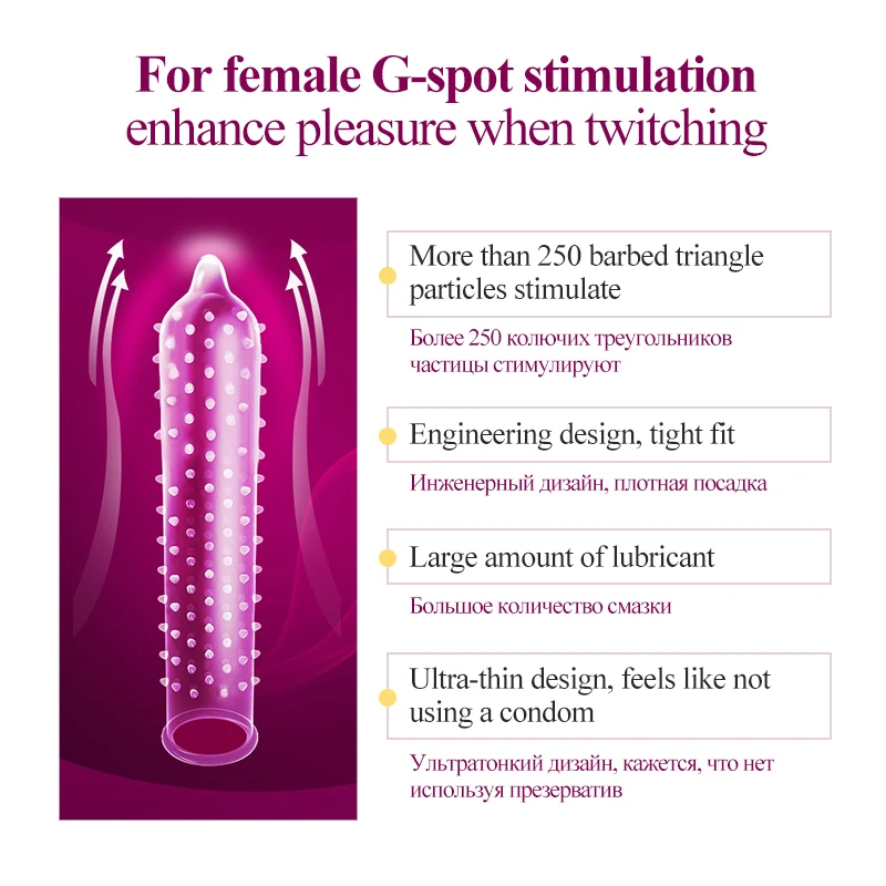 Презервативы MIO для мужчин 32 шт. презервативы в форме граней точки G 52 мм - купить