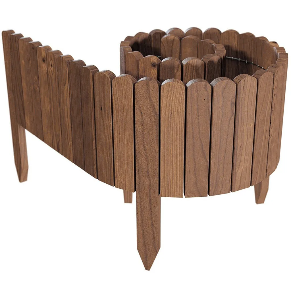 

Valentines Day Outdoor Roll Border Log Fence Plug-in Easy as Metal Bed Frame with Headboard