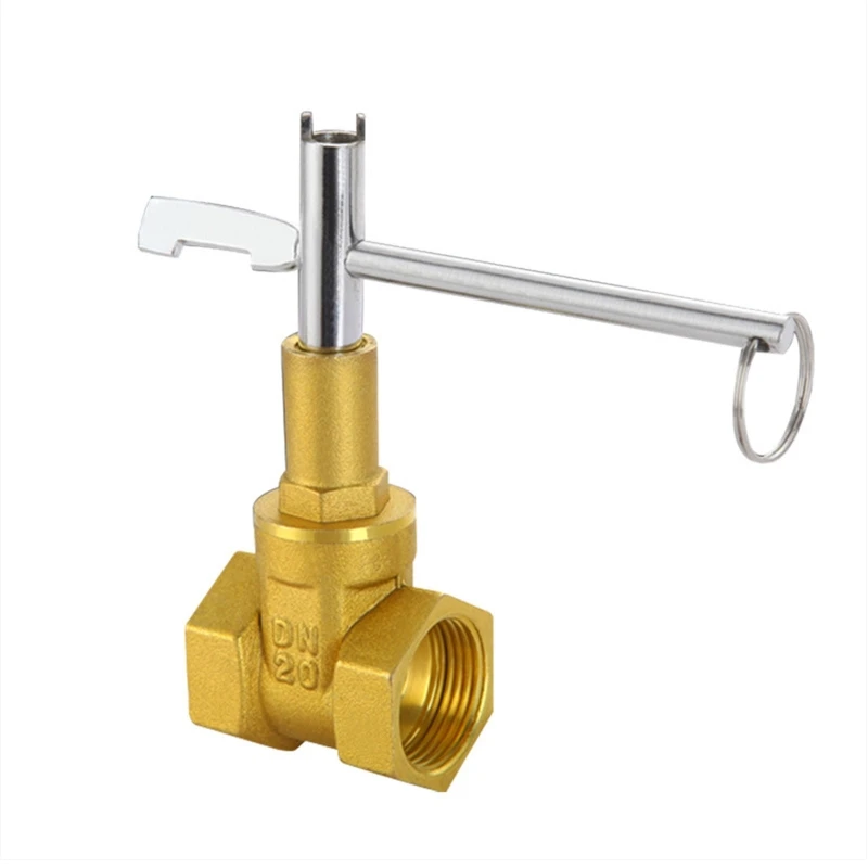 

Professional Key Tool On-off Wrench Switch Lock Gate Valve Key for Main Water Meter Water Shut off Tool for Aperture