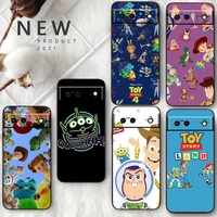 cute toy story anime for google pixel 7 6 pro 6a 5a 5 4 4a xl 5g shell soft silicone fundas coque capa black phone case