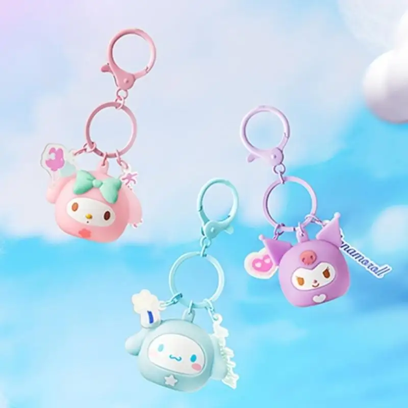 

Kawaii Sanrio Cinnamoroll Kuromi брелок Аниме светящаяся искусственная кукла игрушка ПВХ Подвеска сумка искусственное украшение подарок для девушки