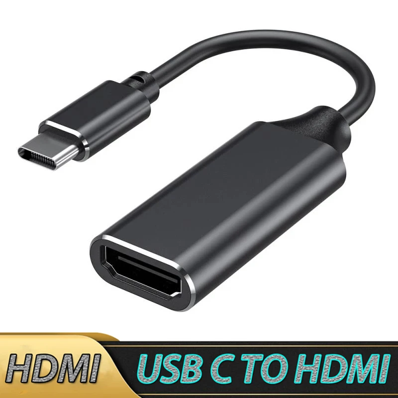

Кабель-переходник с USB Type-C на HDMI, Ultra HD 4K, USB 3,1, кабель HDTV, Кабель-адаптер для MacBook, ноутбука, ПК, Samsung Galaxy S20, S21