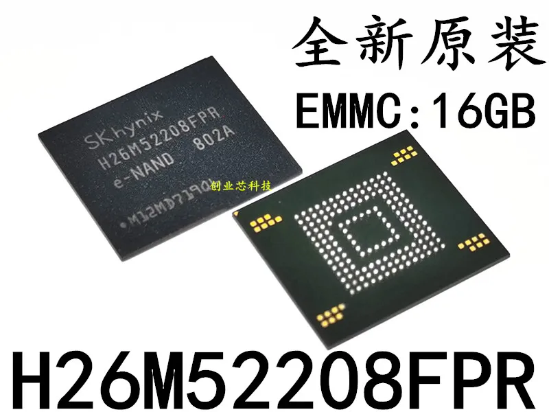 

5pcs original new H26M52208FPR H26M52208 16G BGA153 Storage Chip