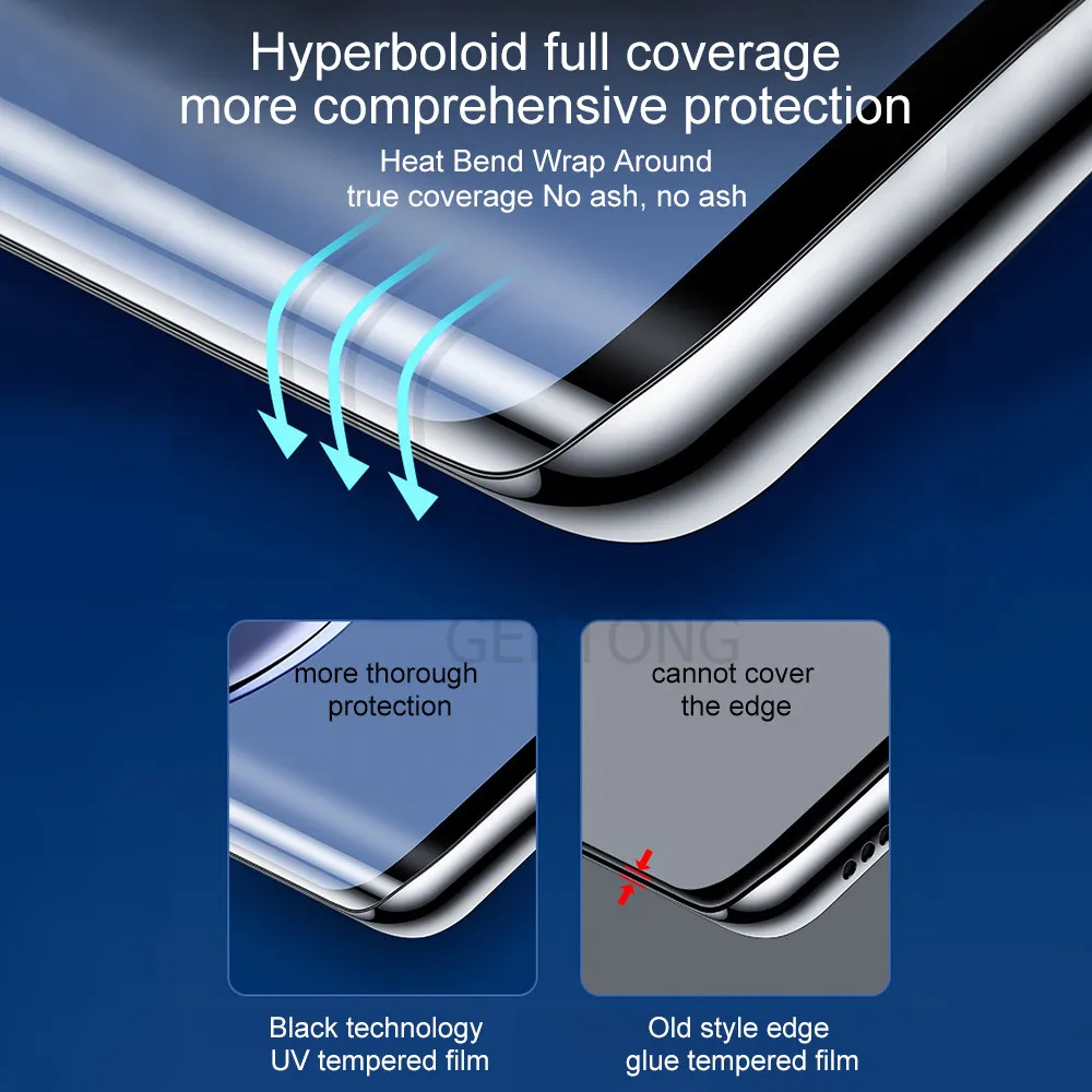 Закаленное стекло с полным покрытием для Samsung Galaxy S22 Ultra защита экрана Защитное S 22