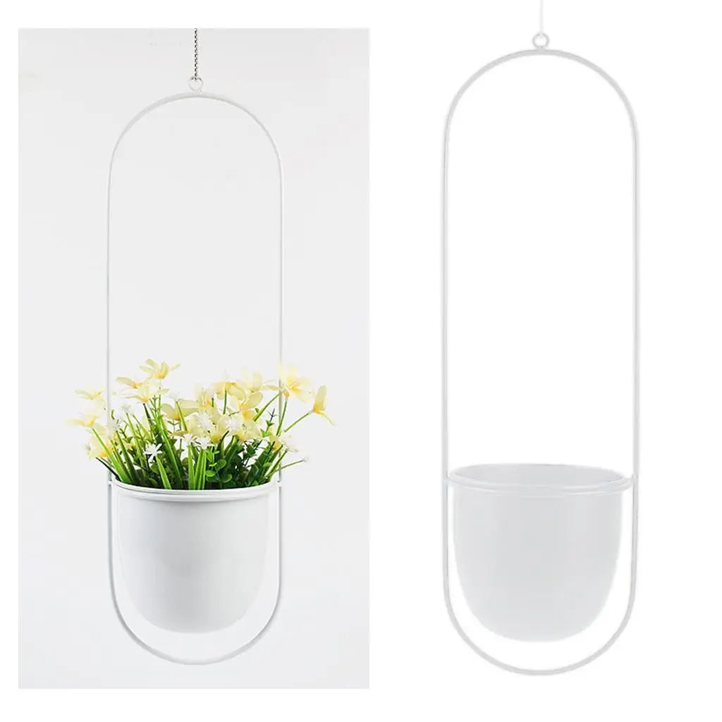 Металлическая в современном стиле растительная вешалка середине века цветочный