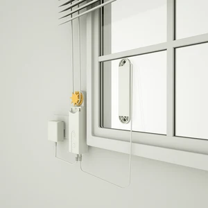 Умные роликовые жалюзи MoesHouse DIY с приводом, моторизованная цепь с питанием от зарядного устройства, встроенным пультом дистанционного управления через приложение Bluetooth.