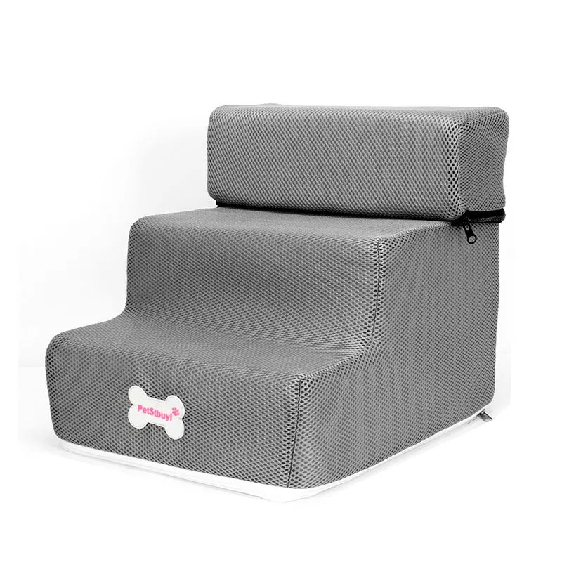 

Detachable Dog Stairs Small Dog Ramp Ladder Removable Dogs Bed Stairs Climb The Ladder Pet 3 Steps Stairs Pet Supplies Sale
