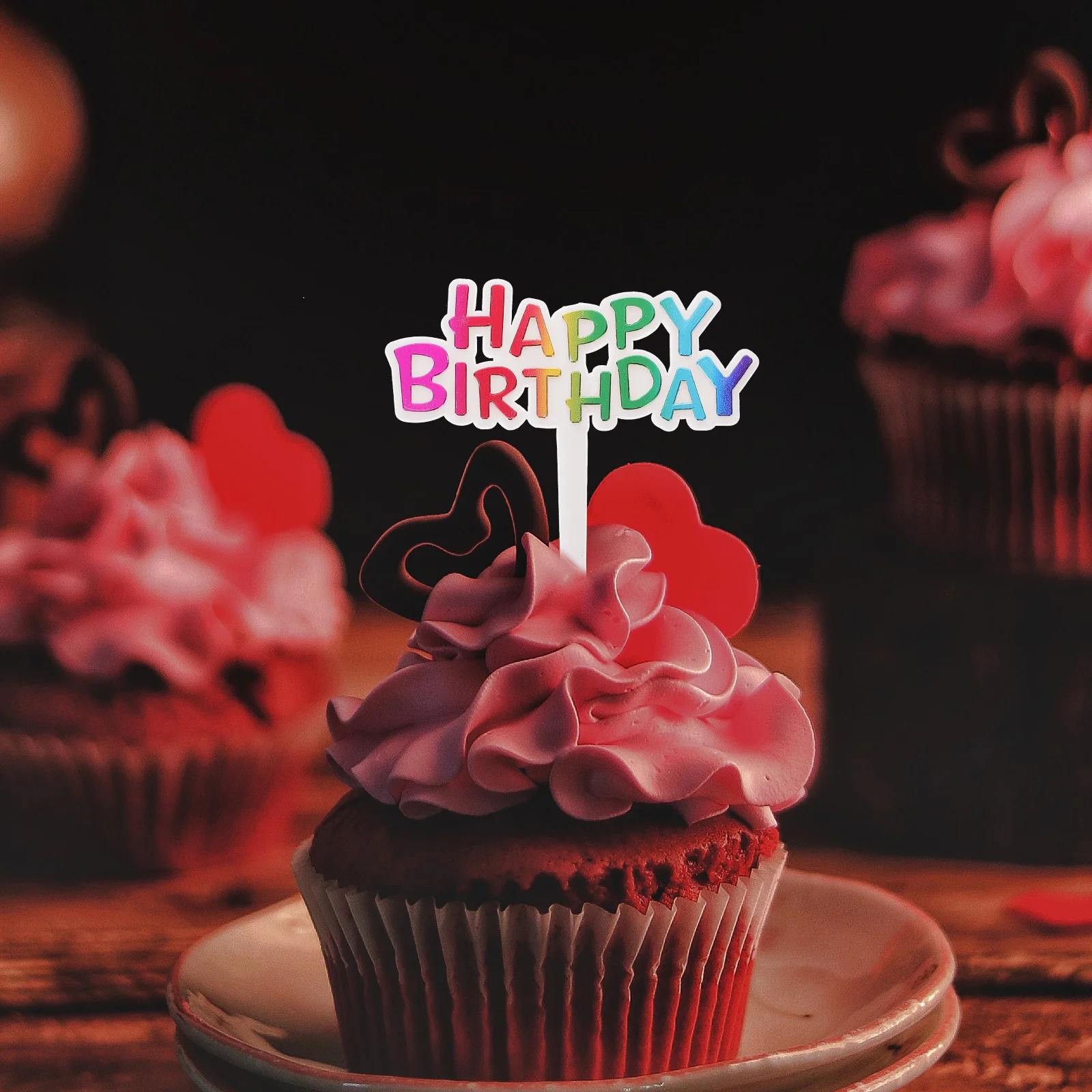 

Muffin Toppers Cake Decorations Dessert Toppers Birthday Party Supplies Birthday Cake Cake Picks Toppers