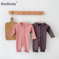 rinikinda 2022 autumn new baby jumpsuits for boys and girls clothes newborn clothing new year warm trousers romper clothes