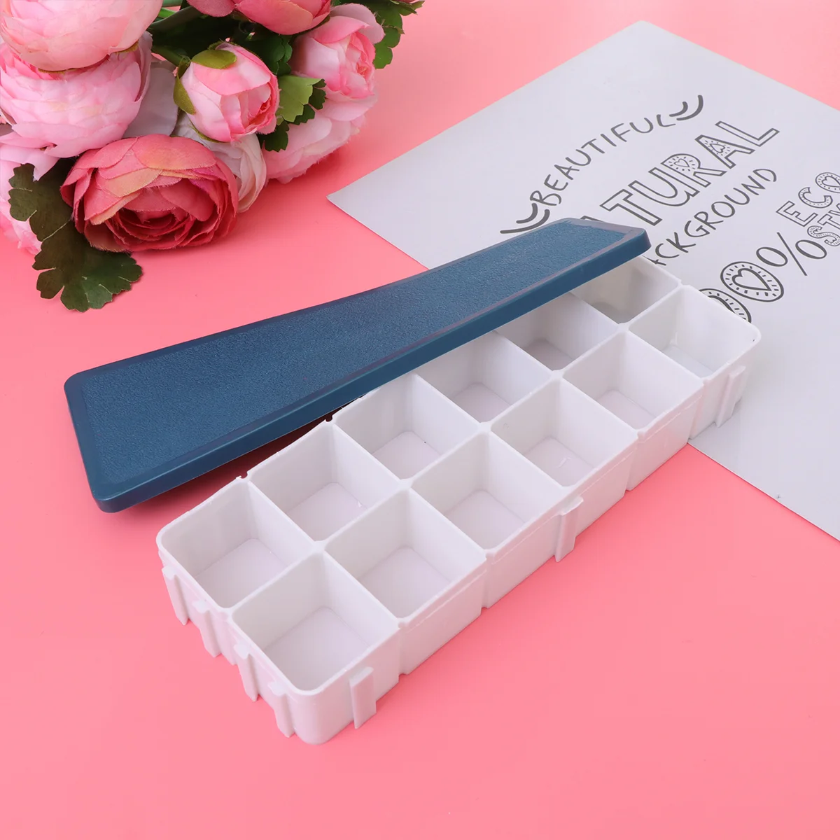 

1Pcs 12 Grids Soft-cover Box Gouache Paint Tray Plastic DIY Painting Tool