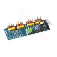 pca9685 16 channel 12 bit pwm servo driver board iic interface pca9685 module controller for arduino and raspberry pi