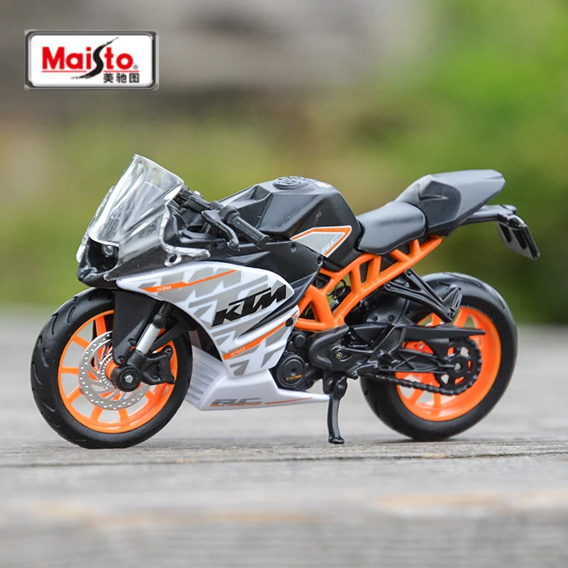 

Maisto 1:18 KTM RC 390 Alloy Racing Motorcycle Model High Simulation Diecast Metal Motorcycle Model Collection Children Toy Gift