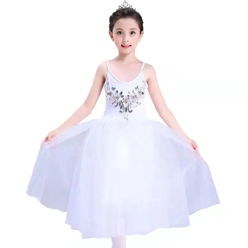 Детские Балетные танцевальные костюмы для девочек профессиональная Европейская