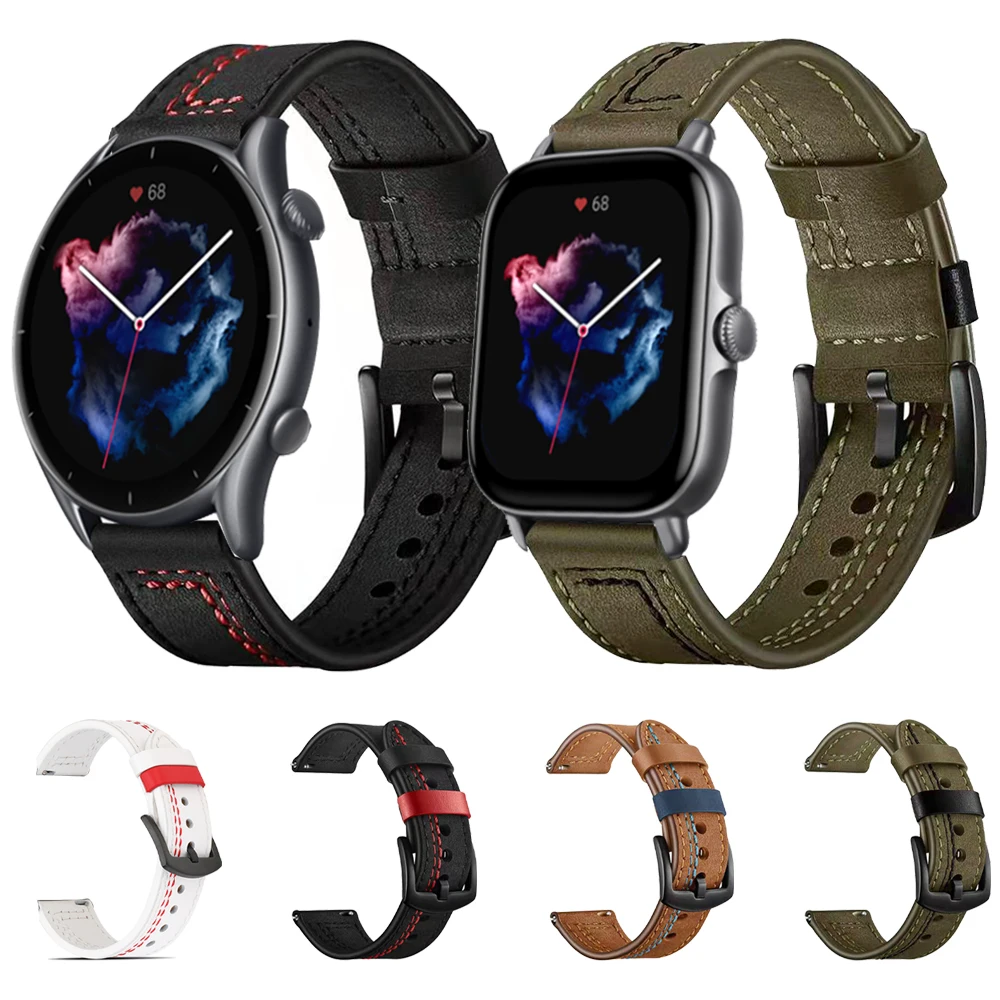 

20mm 22mm Watchband for Huami Amazfit GTR 3 2 Pro Watch Band for Amazfit GTR 42/47mm GTS 3 2 Mini/Bip Wrist Strap Bracelet Belt