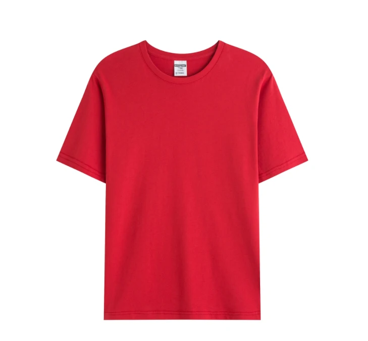 

Мужская хлопковая футболка с коротким рукавом, с круглым вырезом