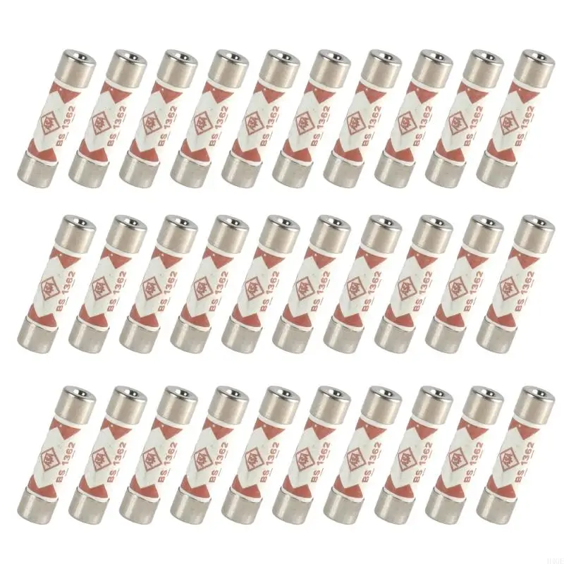 H4GE 30 шт. 13 А предохранители огнестойкие трубчатые для электрических сейфов дома