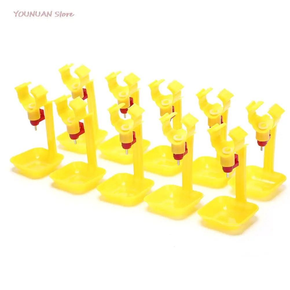 

10 шт., подвесная поилка для птицы, с чашкой