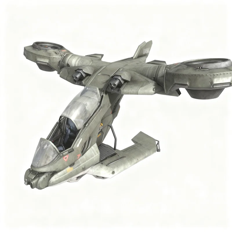 Фото 512 деталей MOC, модель Halo Hornet, строительные блоки, архитектурный конструктор, рождественский подарок, игрушка, DIY, образовательный набор, идея для 3D-поделок, художественная коллекция. №3
