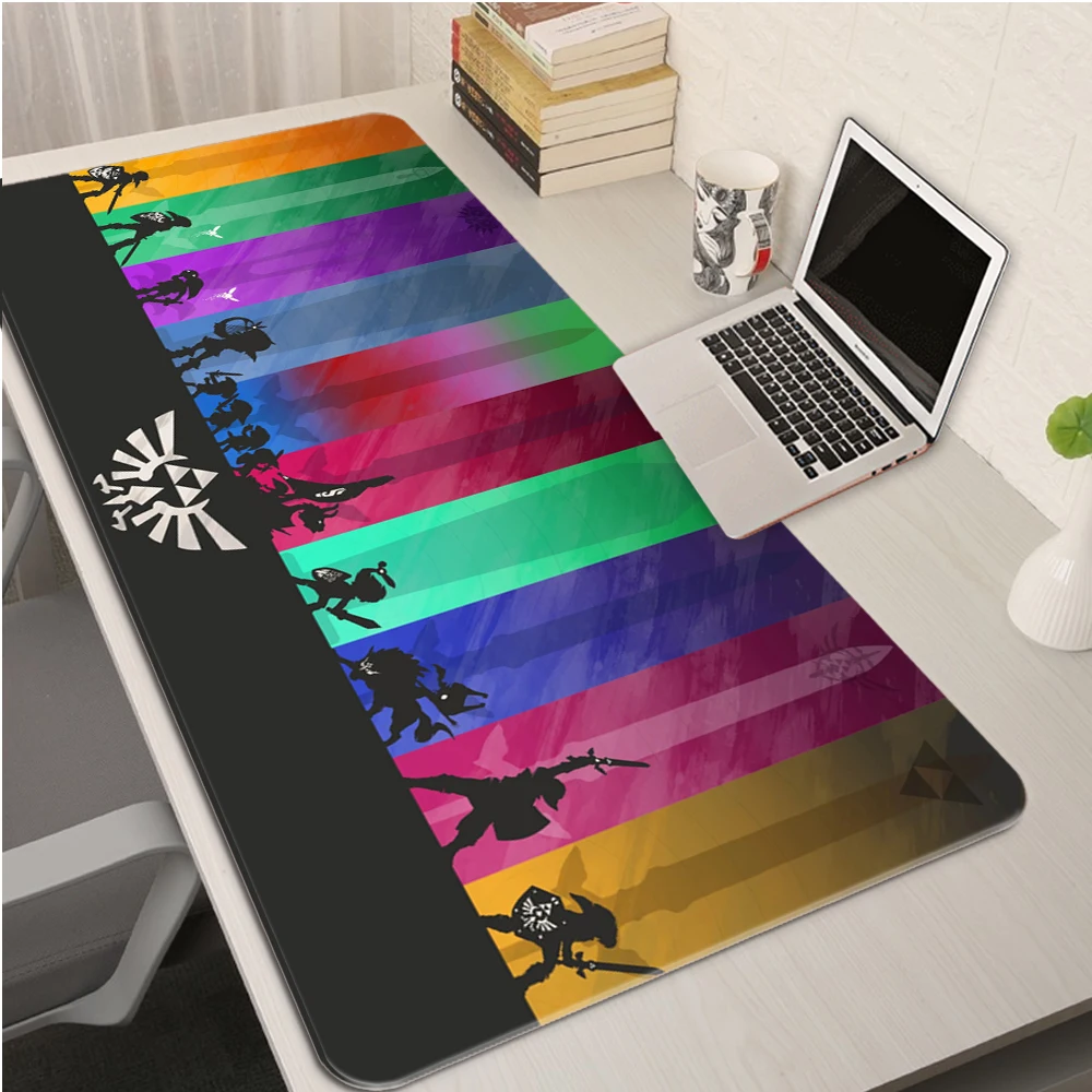 

zelda mouse pad 70x30cm gaming mousepad anime High quality office notbook desk mat HD print padmouse games pc gamer mats