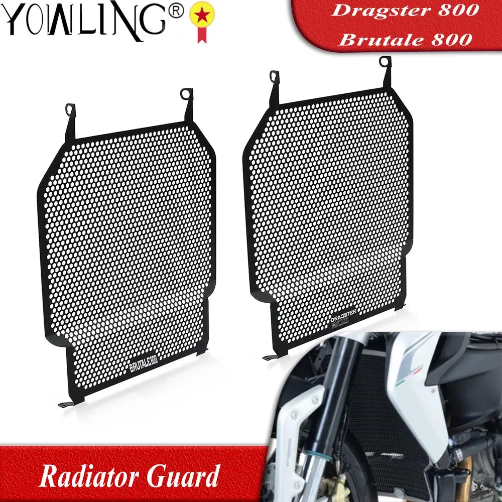 

For MV AGUSTA Brutale 800 / Dragster 800 RR 2015 2016 2017 2018 2019 2020 CNC Motorcycle Radiator Grille Guard Cover Protector
