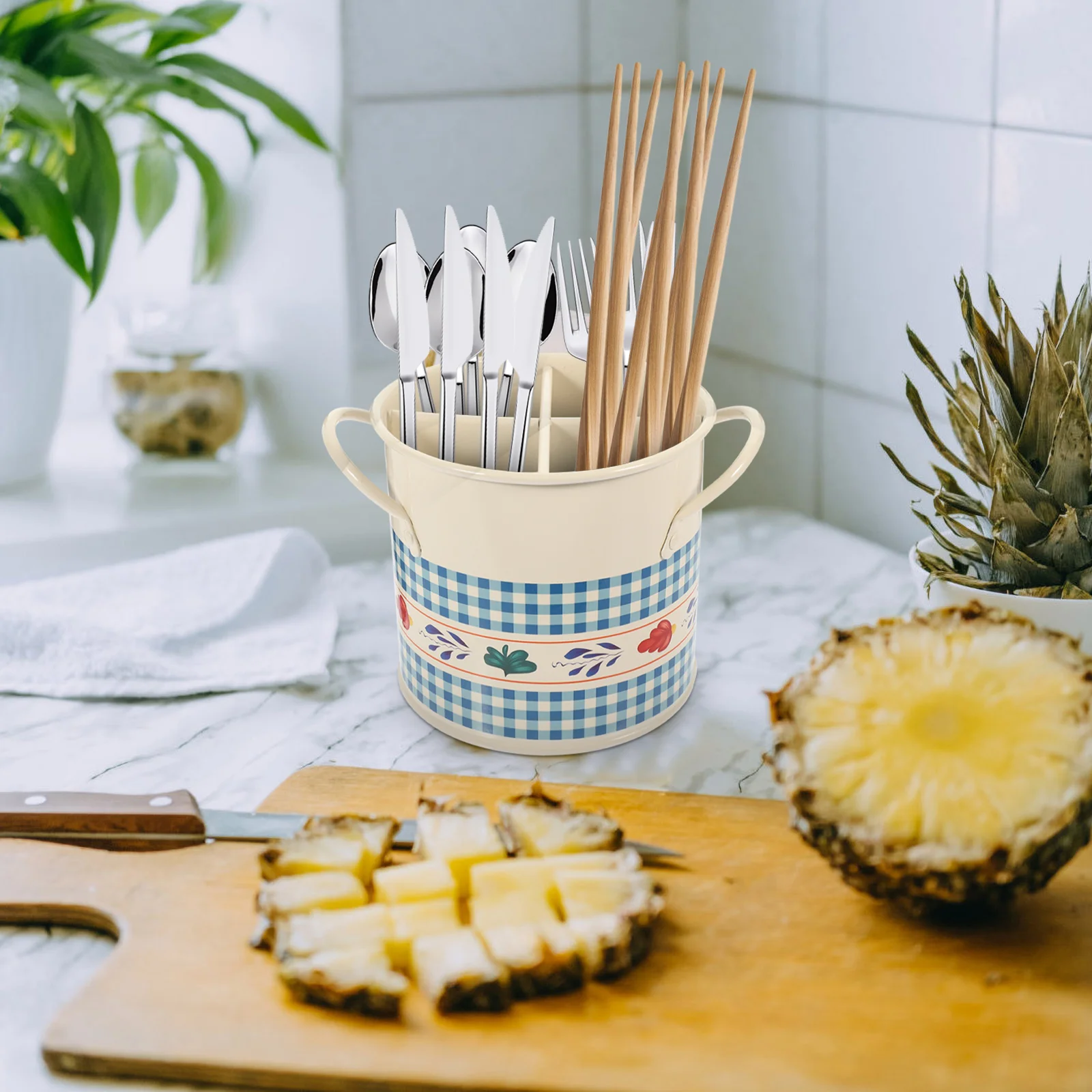 

Holder Kitchen Utensil Organizer Rack Basket Storage Chopstick Silverware Dish Dishwasher Cookingmetal Countertopspoon