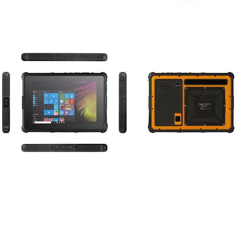 Фото HiGole 8-дюймовый четырехъядерный мини-компьютер с Windows 10, IP67, все в одном касании, водонепроницаемый прочный планшетный ПК для промышленного автомобиля №2