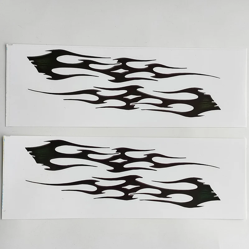 

2 листа 25 см пламя огонь стикер для автомобиля мотоциклетный шлем стикер чоппер Байк ATV велосипед скутер стикер автомобильные аксессуары