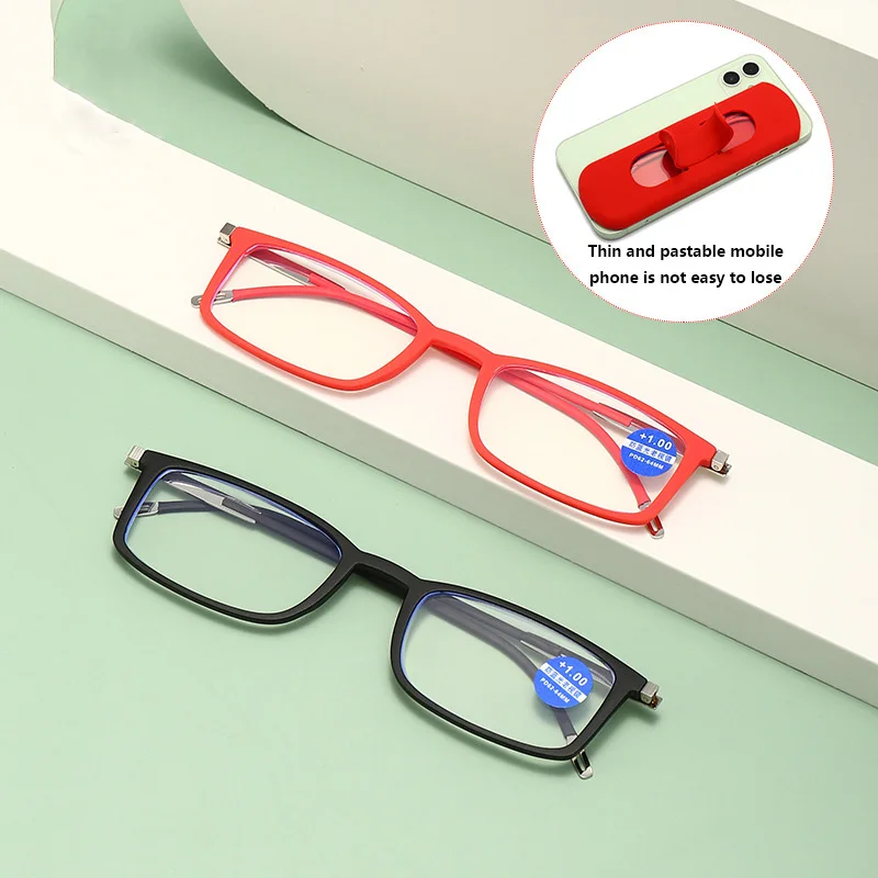 

Очки для чтения Ультра HD с защитой от синего излучения, портативные плоские очки для чтения, удобные очки для дальнозоркости с защитой от усталости