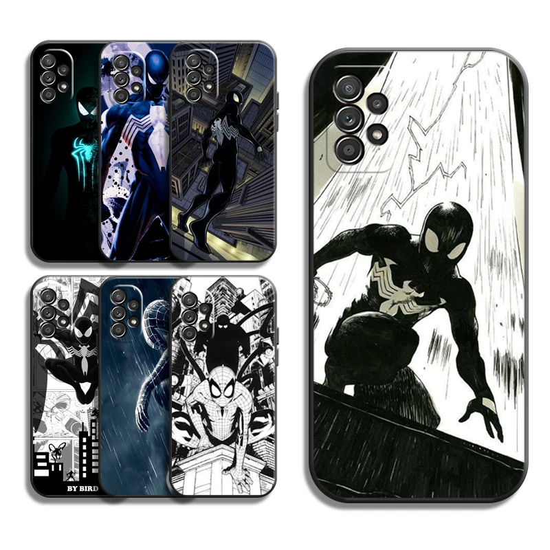 

Marvel Spiderman Phone Cases For Samsung Galaxy A51 4G A51 5G A71 4G A71 5G A52 4G A52 5G A72 4G A72 5G Funda Coque Back Cover