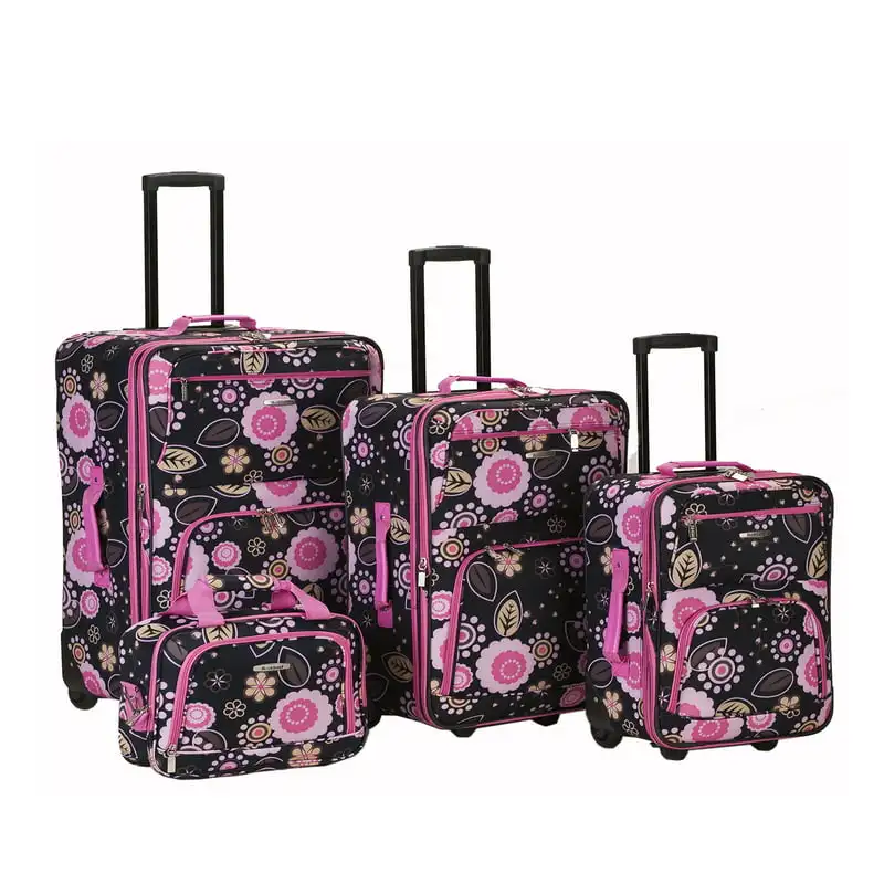 

Elegant, Expandable 4-Piece Softside Impulse F108 Upscale Luggage Set – Perfect for All Travel Needs & Outings.