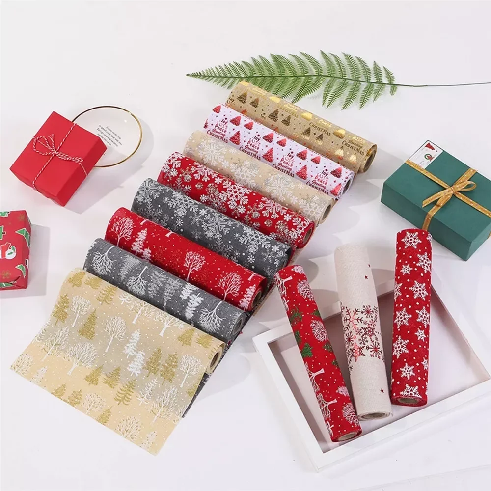 

Рождественская дорожка, коврик со снежинками, снеговиками, скатерть, длинная скатерть, Рождественская ткань, 275 см, домашний декор для вечер...