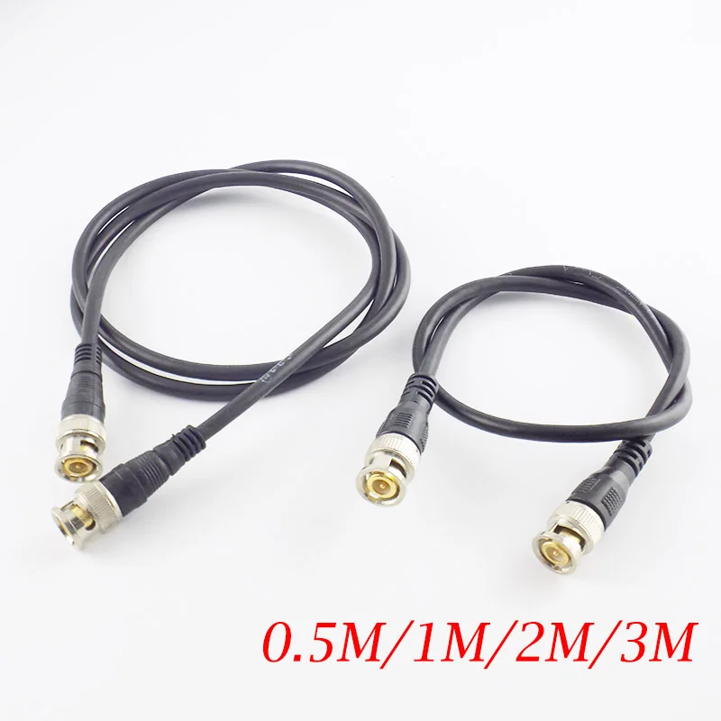 

0.5M/1M/2M/3M BNC Male To Male Adapter Cable For CCTV Camera BNC Connector GR59 75ohm Cable Camera BNC Accessories