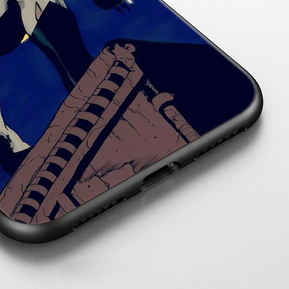 Чехол с рисунком из мультфильма Бэтмен черная и мягкая для iPhone 11 13 12 Pro Max 7 8 XR Mini X SE