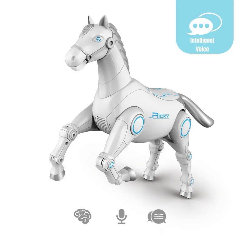RC Smart Robot interactive Remote Control Horse intelligent Dialogue Singing Dancing Animal Toys Children Educational toys Gift enlarge
