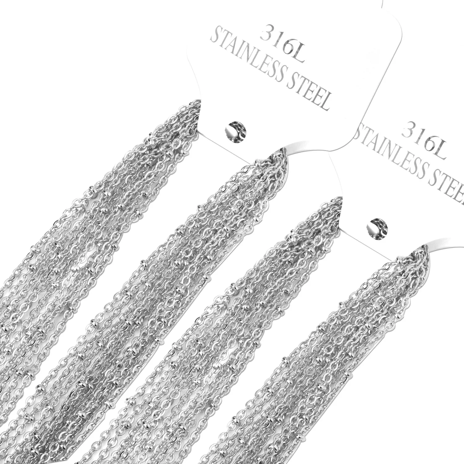 LUXUSTEEL Модный женский подарок 2 мм * 45 см/50 см/55 см/60 см