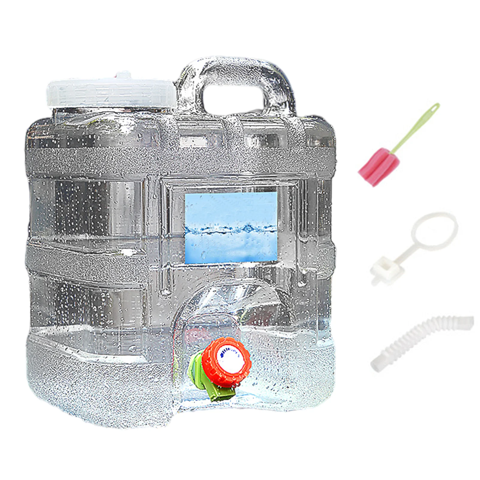 

Water Storage Camping Water Container With Useful Faucet Water Container With Faucet For Outdoor Hiking