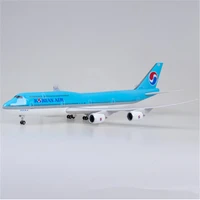 1%ef%bc%9a160 scale 45 5cm diecast alloy resin a380 korean international airline model aircraft with light and wheels for collection