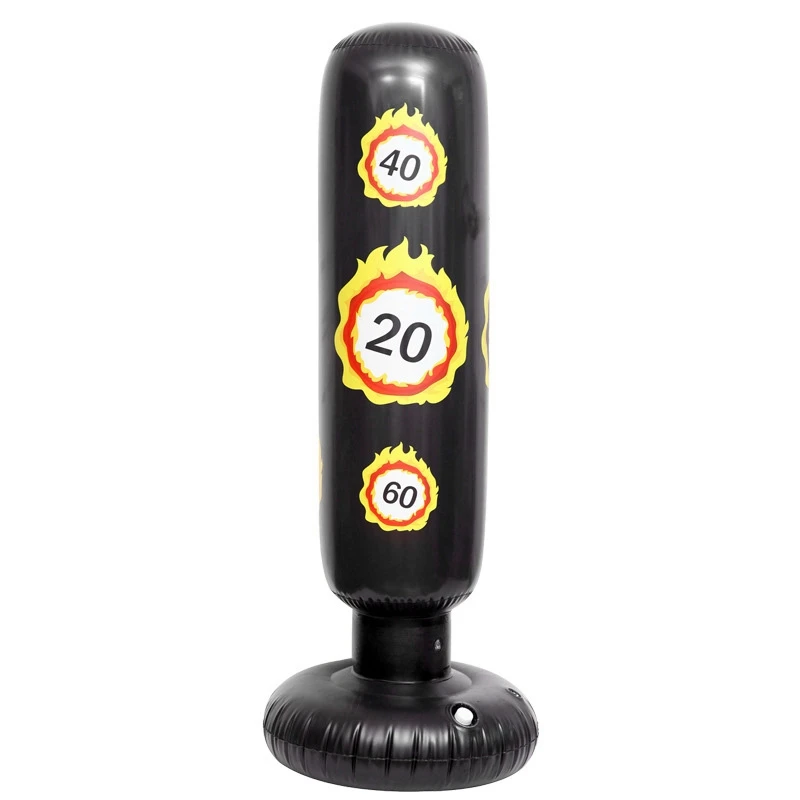 

Inflatable Kids Punching Bag Inflatable Punching Bag For Practicing Karate Taekwondo MMA Fitness Kids Adults Boxing Bag