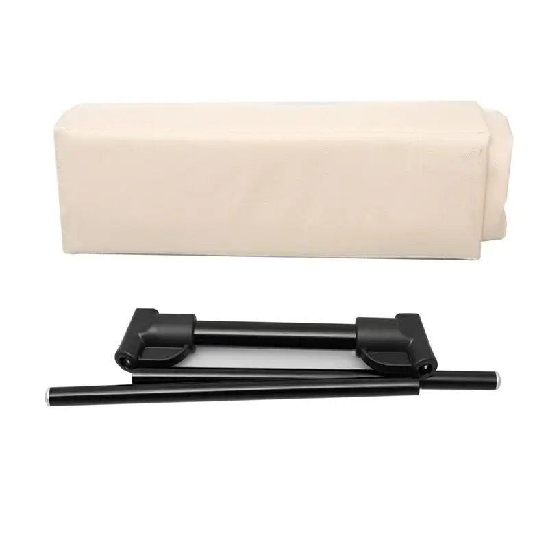 

Camping Backrest Cushion With Support Rod Aluminum Alloy Bracket Folding Back Chair Backrest Seat Portable Picnic Indoor Outdoor