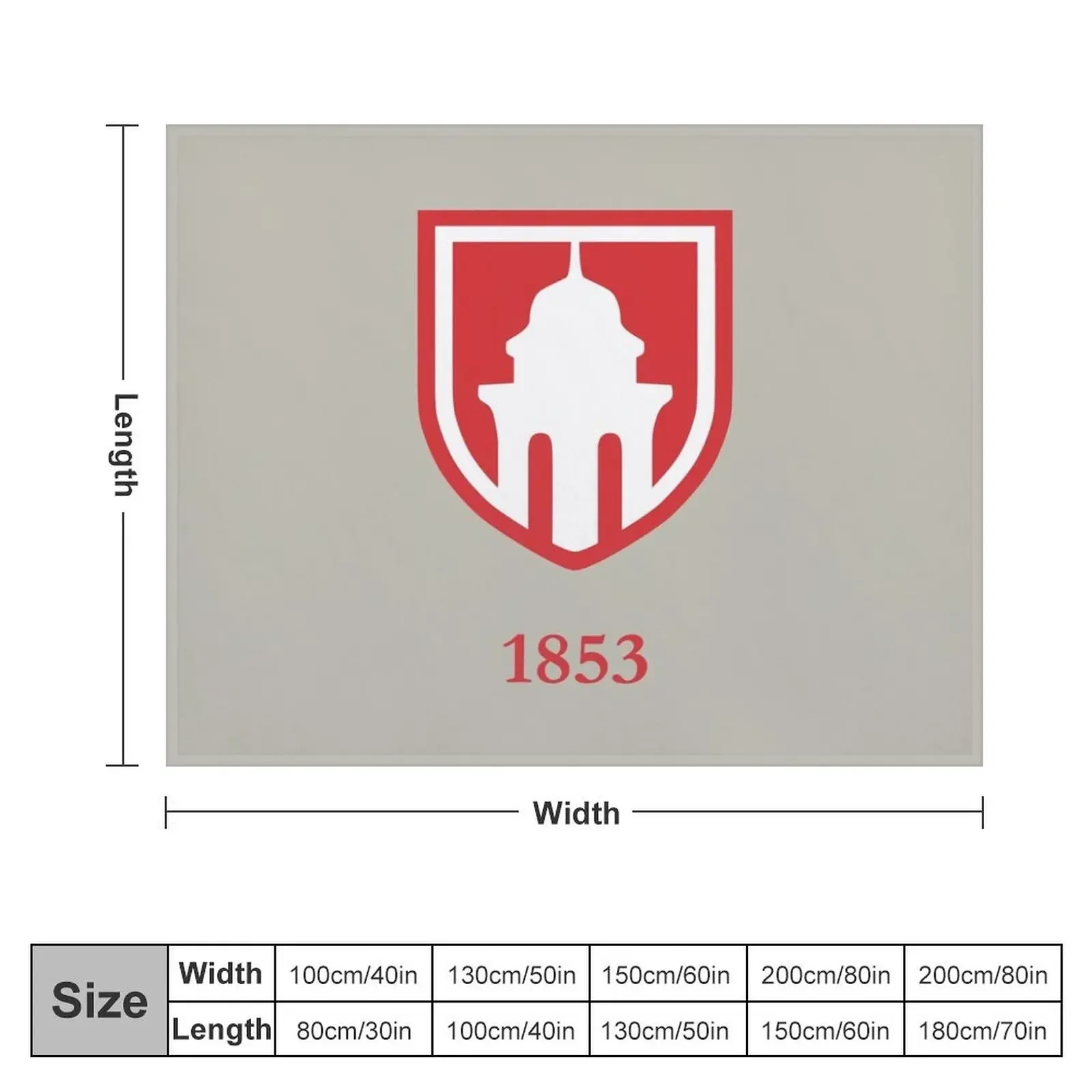 Одеяло Monmouth для колледжа тонкое забавное